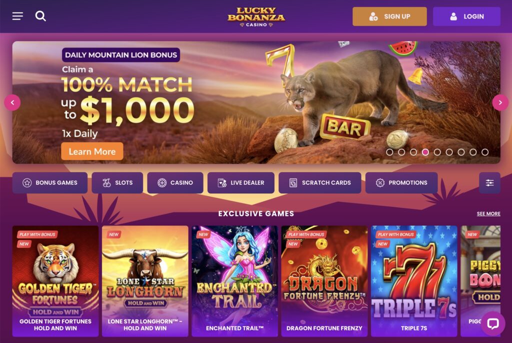 Lucky Bonanza Online Casino in California